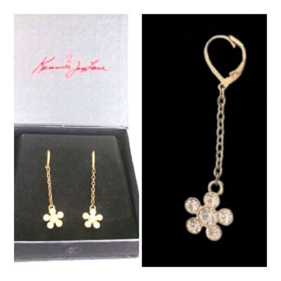 KJL Daisy Dangle Earrings Kenneth Jay Lane - Picture 1 of 5